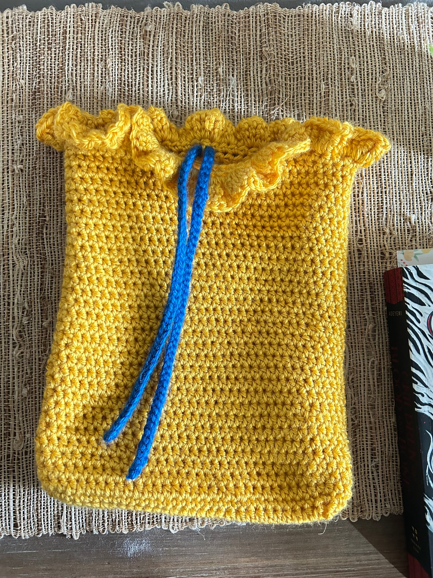 Custom Crochet Book Pouch