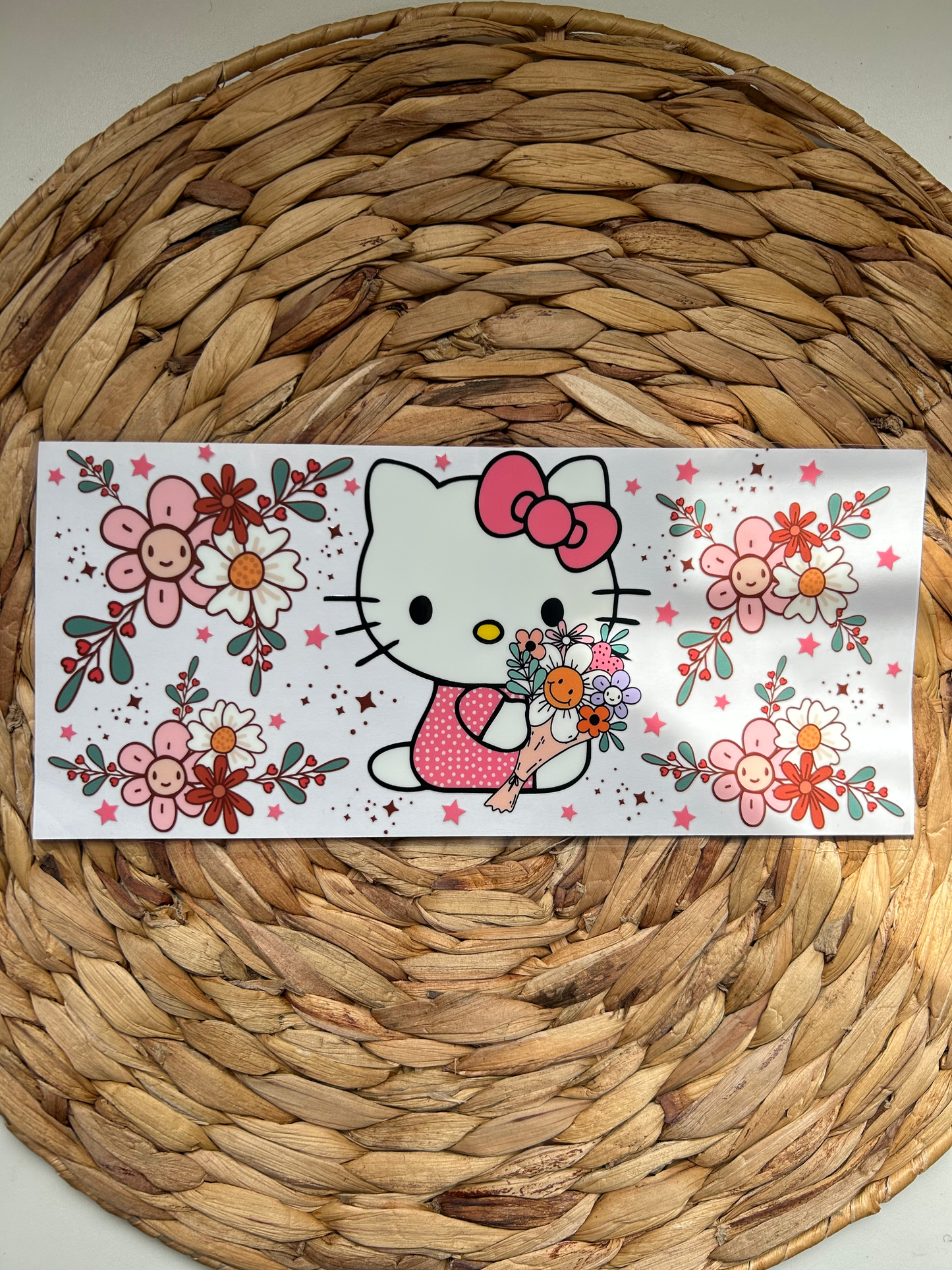 Floral HK UV DTF Transfer