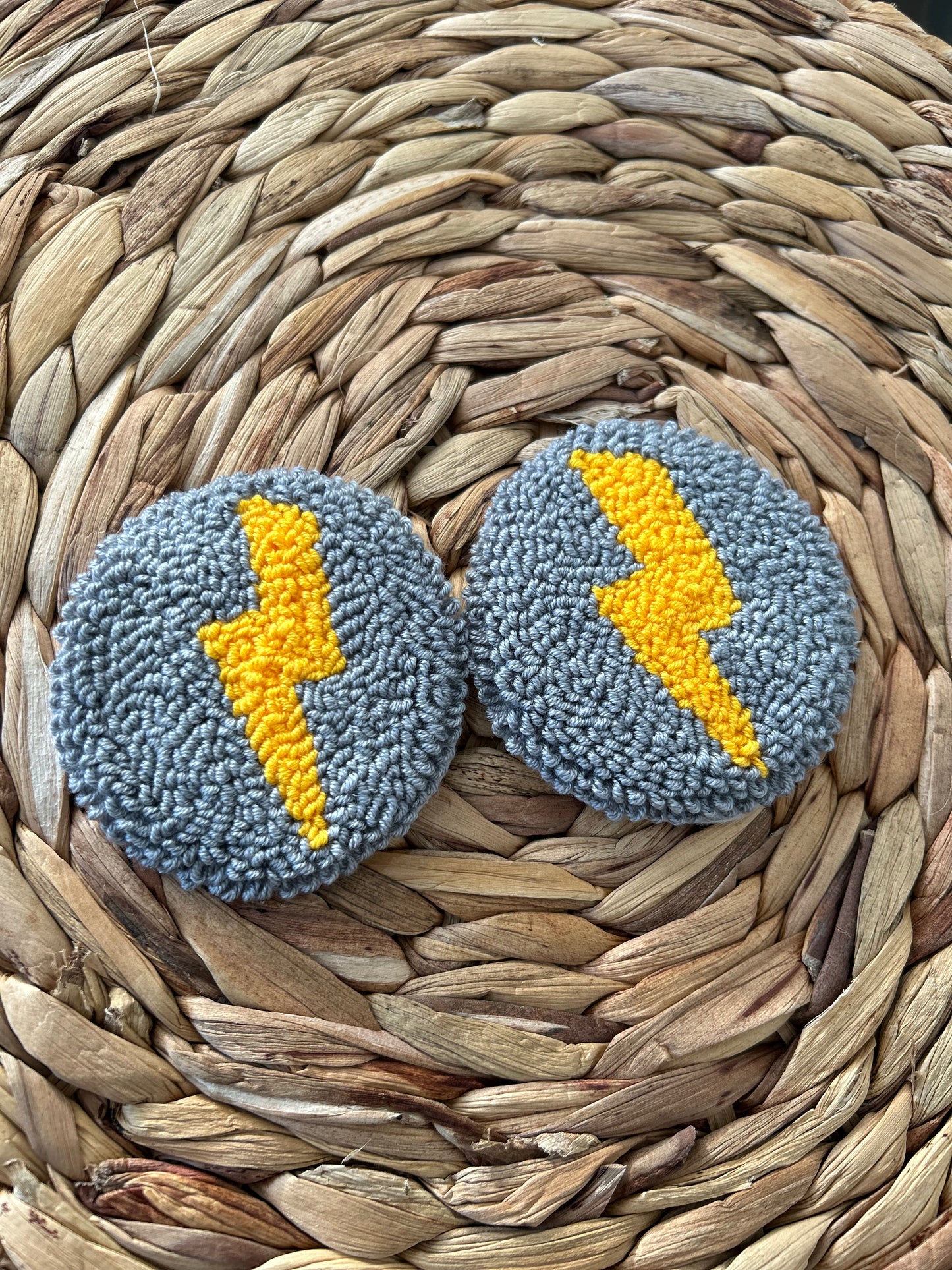 Lightning Flash Car Coasters