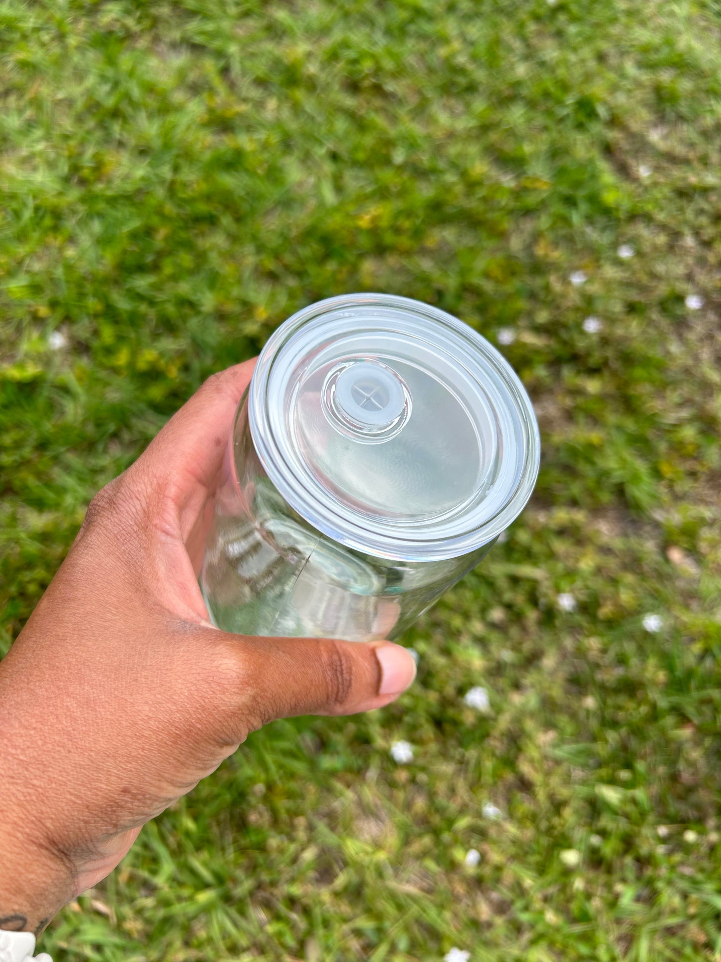 16oz Clear Plastic Libbey Cans