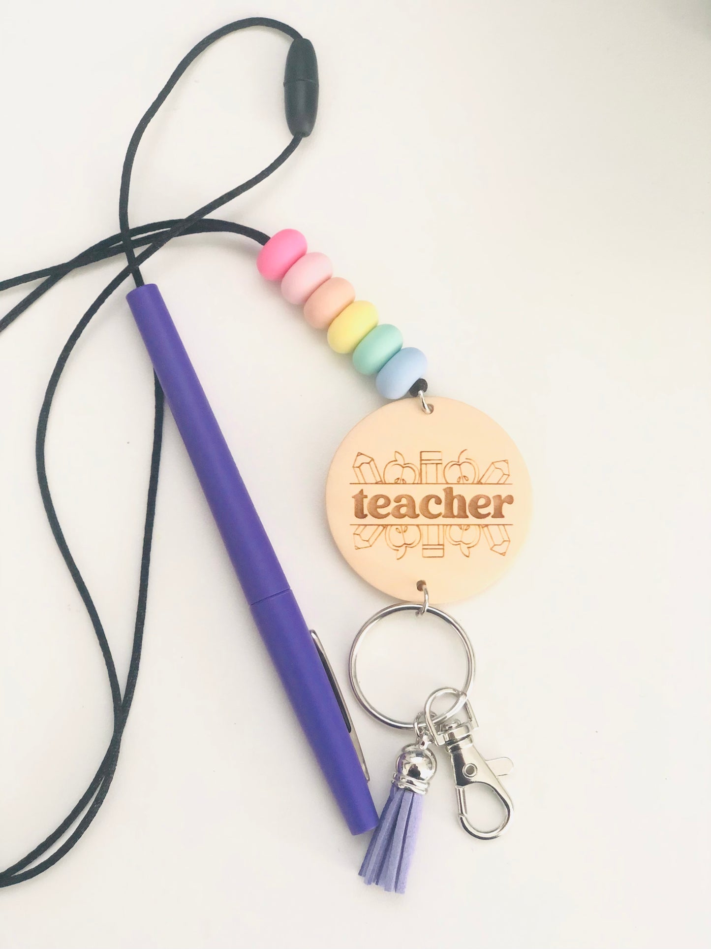 Beaded Teacher Lanyard