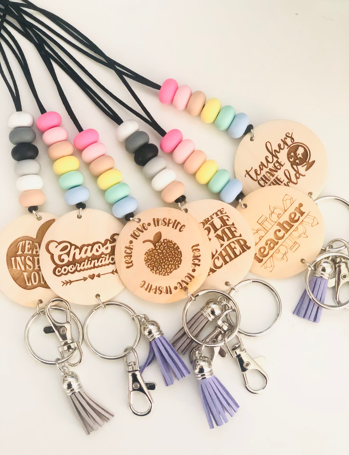 Beaded Teacher Lanyard