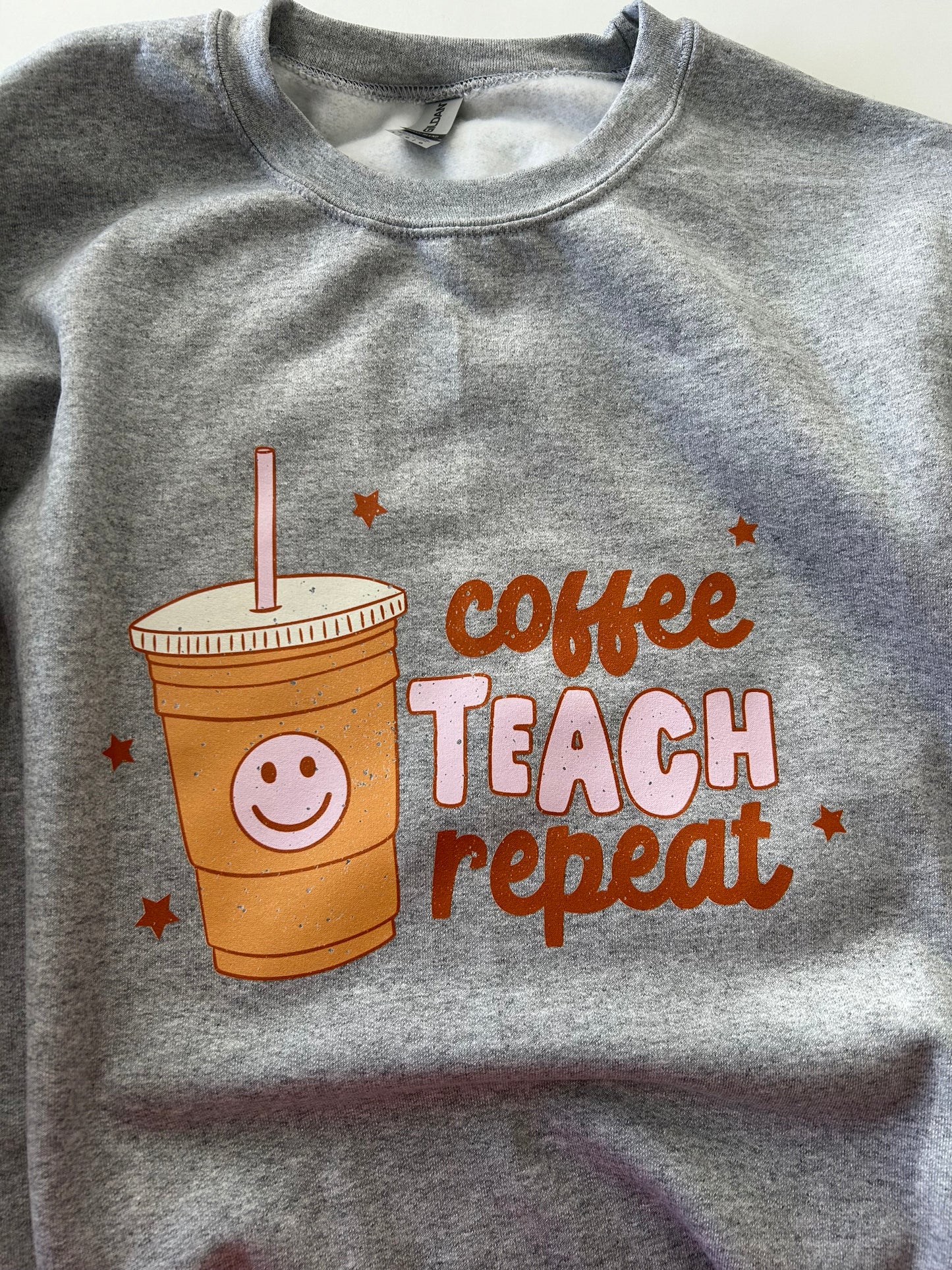 Coffee Teach Repeat Unisex Sweatshirt