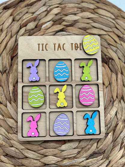 Mini Easter Tic Tac Toe Board