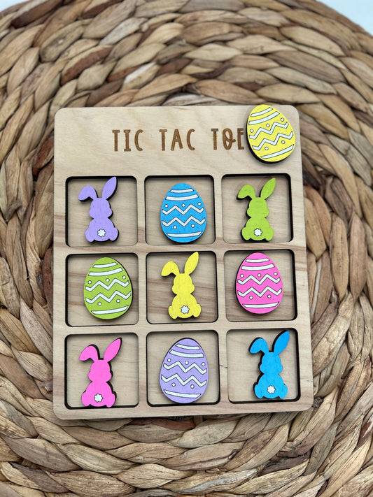 Mini Easter Tic Tac Toe Board