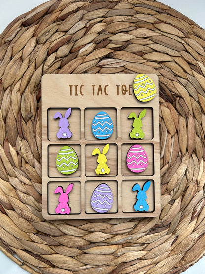 Mini Easter Tic Tac Toe Board