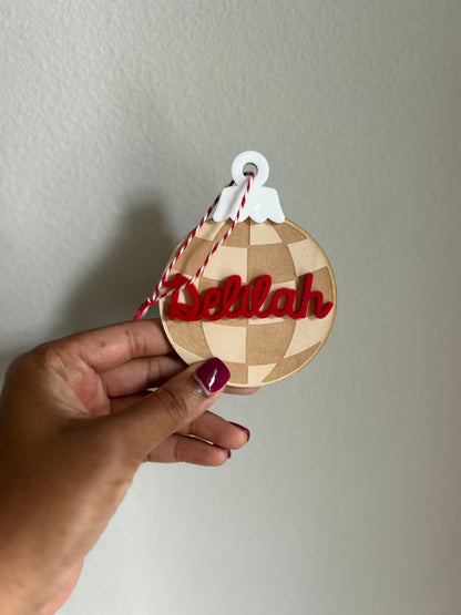 Retro Disco Ball Ornament