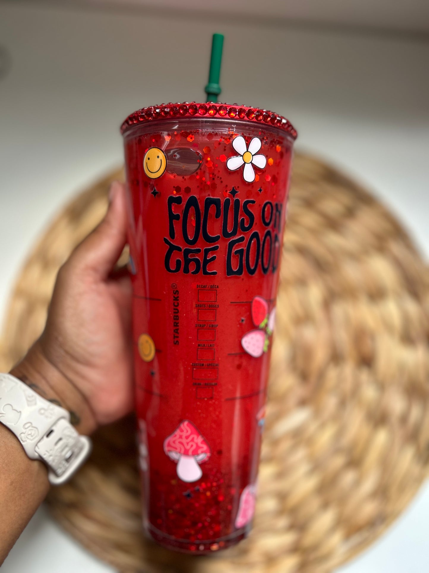 Focus on the Good Snowglobe Tumbler