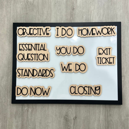 Agenda Board Magnets - Set of 5