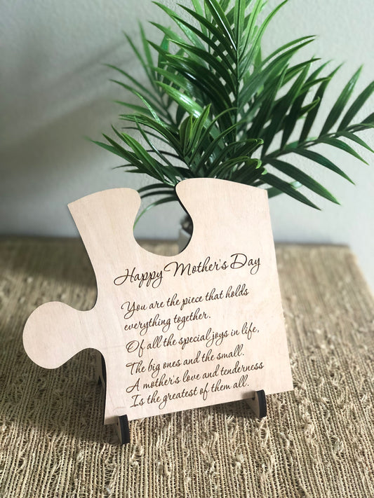 Mother's Day Puzzle Piece Card