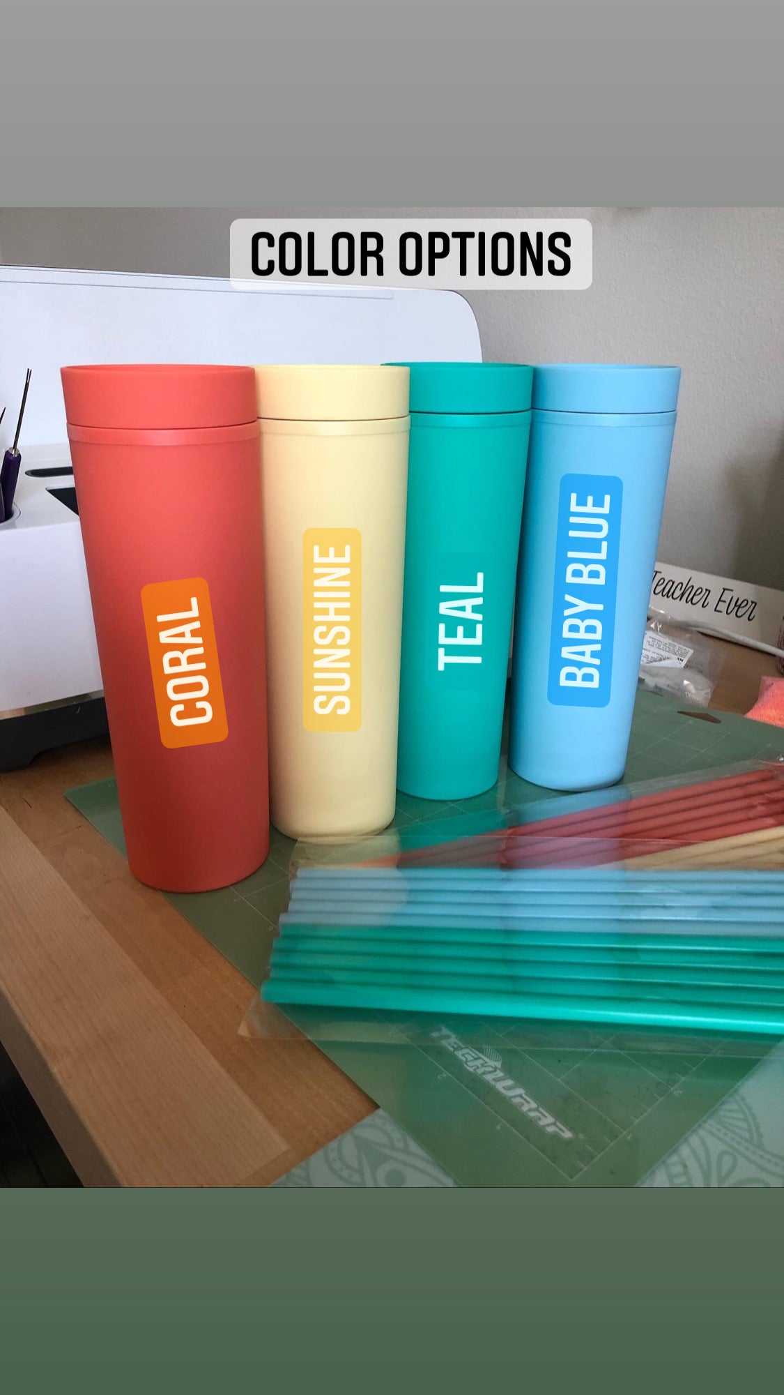 Pencil Teacher Tumbler